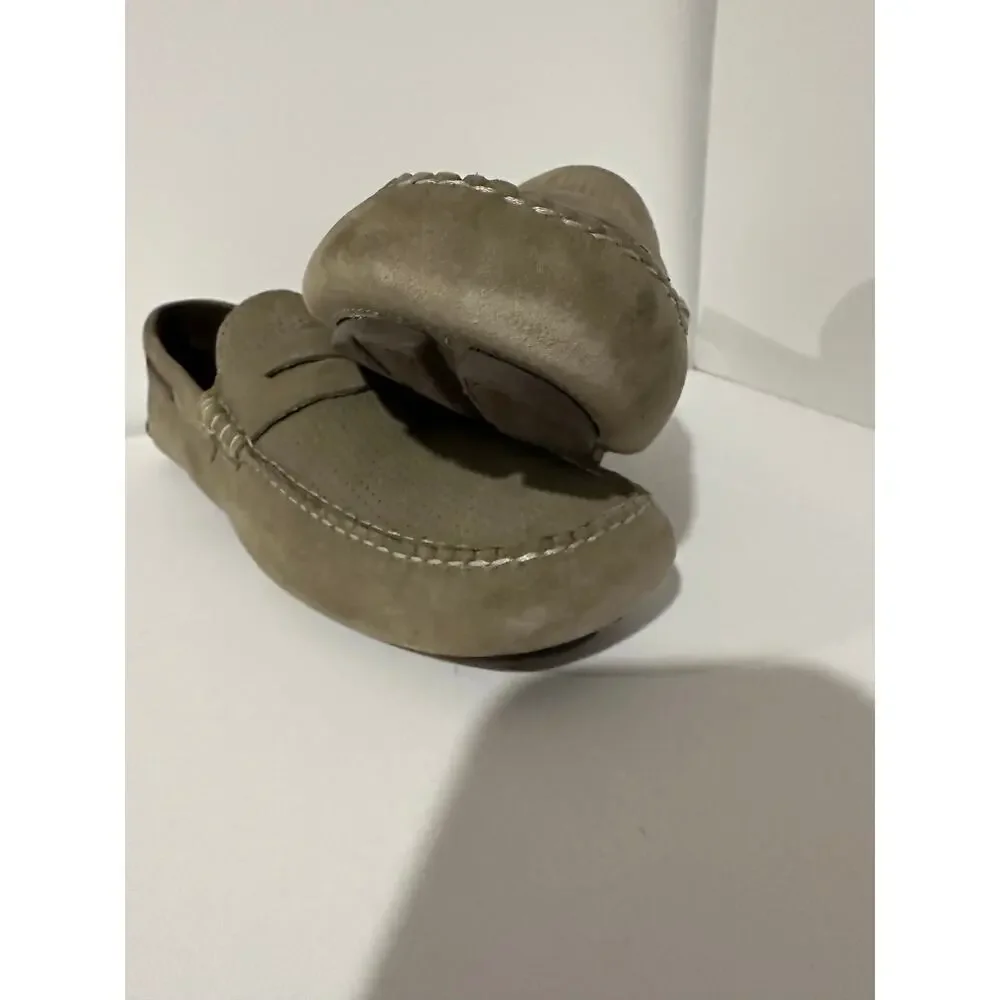 Men's Johnston and Murphy Driving Moccasins size 12 Tan- green